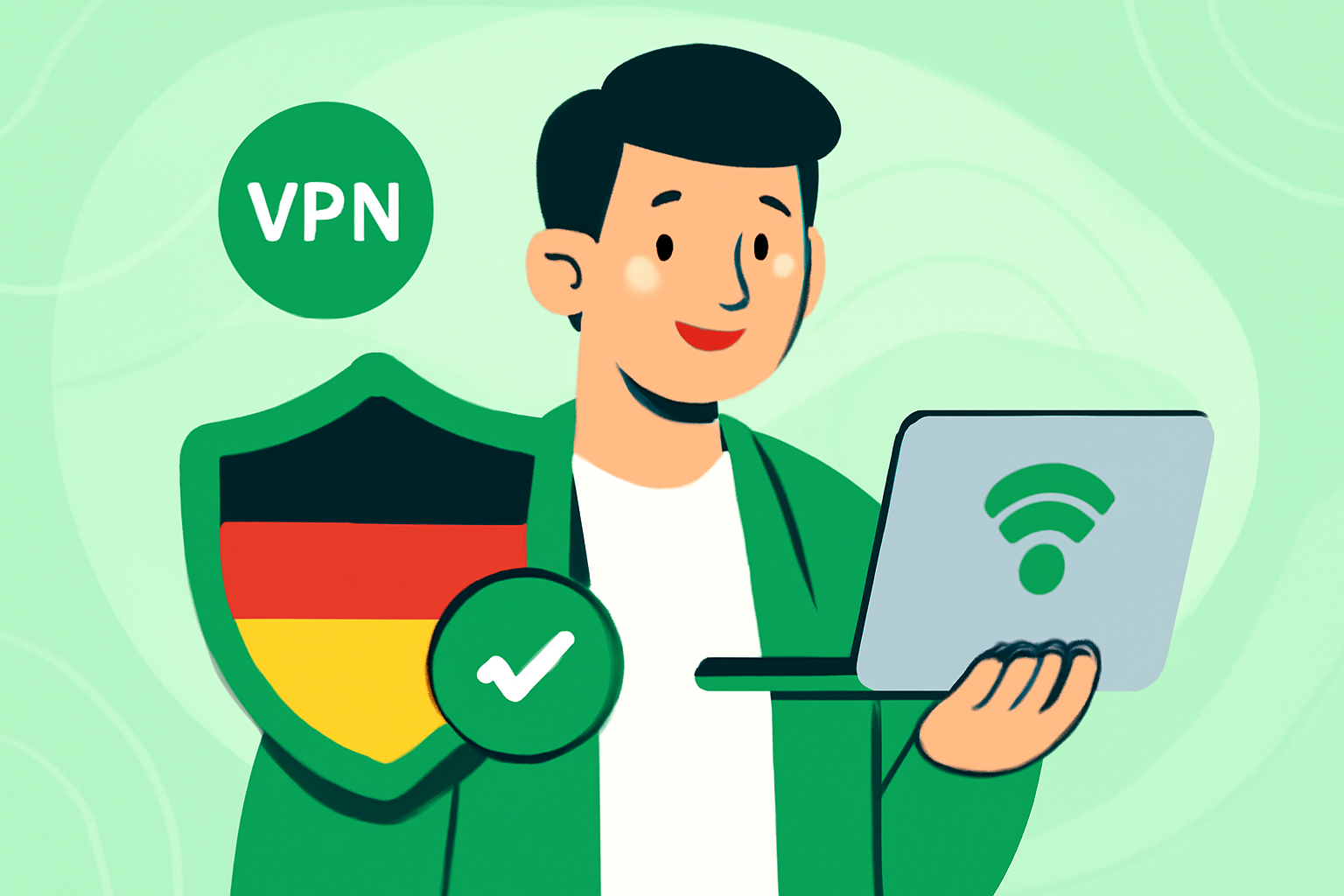 Benefits of using a VPN Germany server - VPN Germany illustration