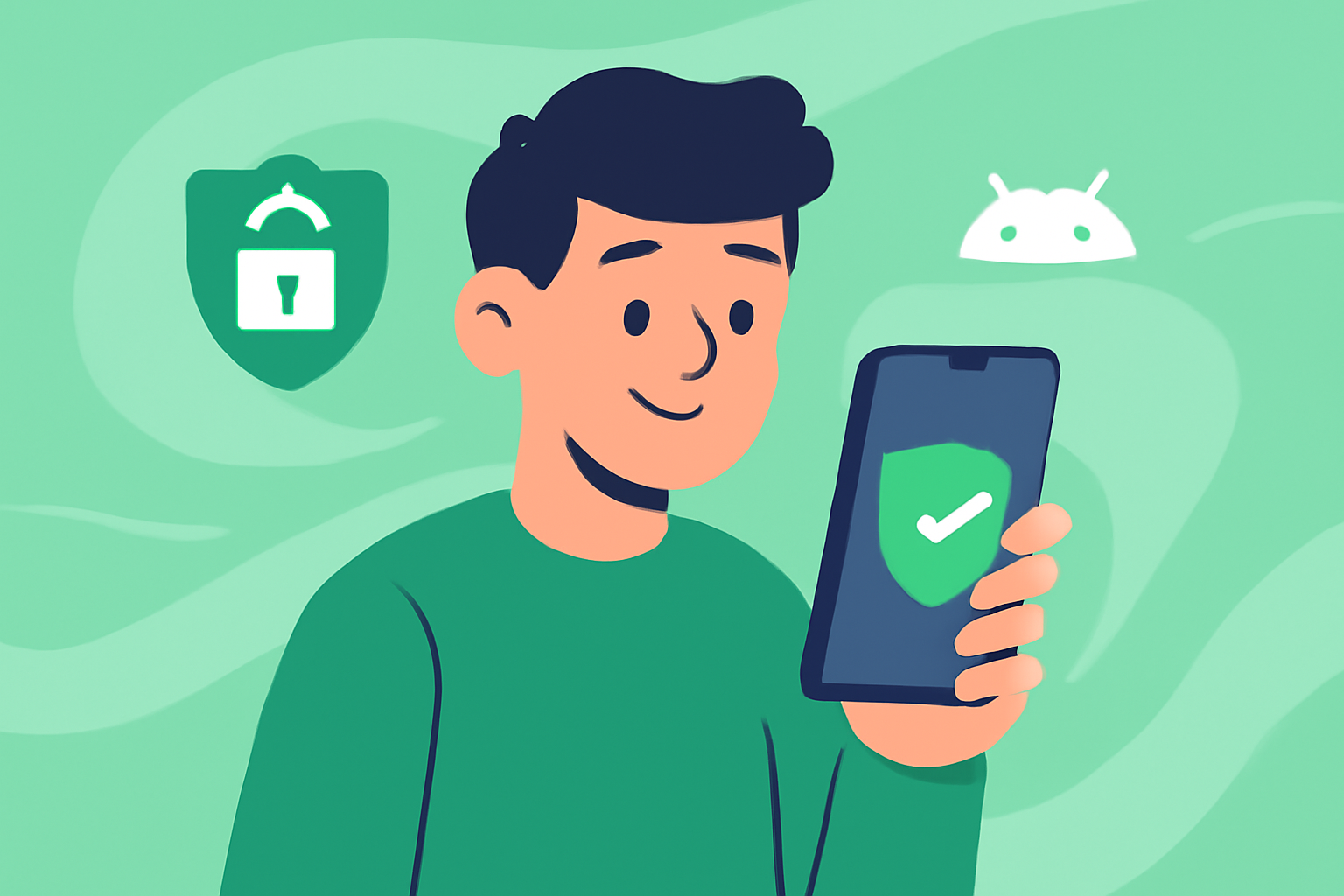 Best VPN for phone: secure your Android device - VPN for phone illustration