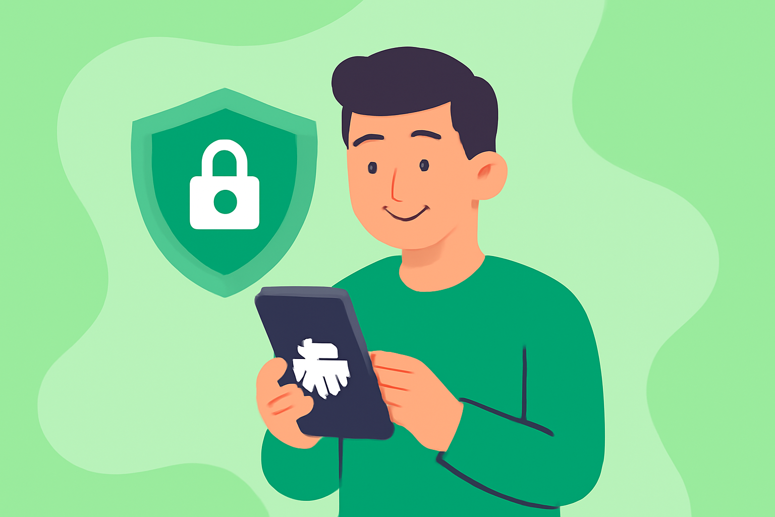 Mellores servizos de VPN para usuarios de Android - ilustración de VPN Algeria