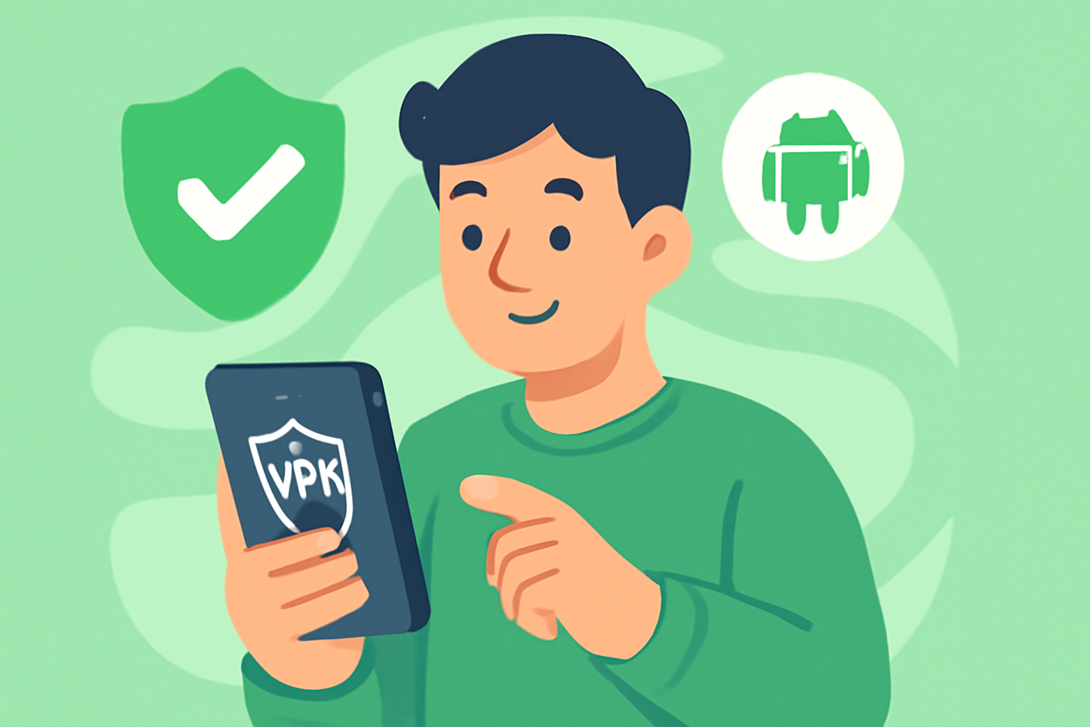Tips for optimizing VPN use on your Android device - VPN in India illustration