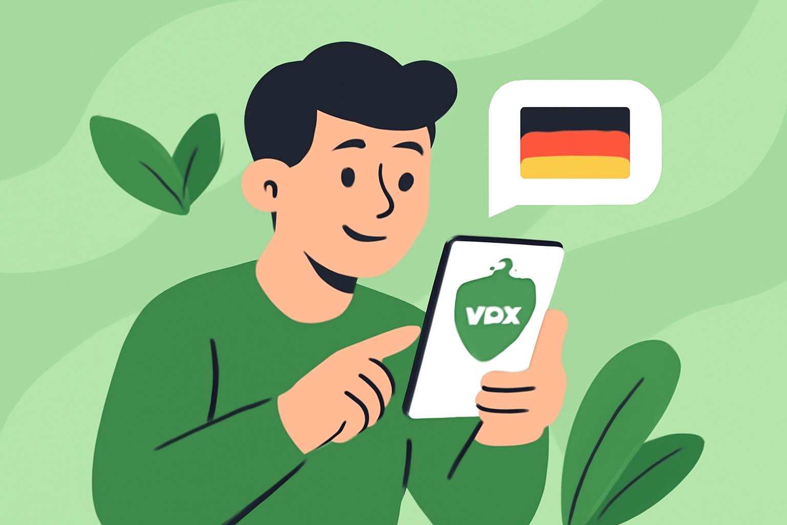 How Free VPN Grass AI enhances your VPN Germany experience - VPN Germany illustration