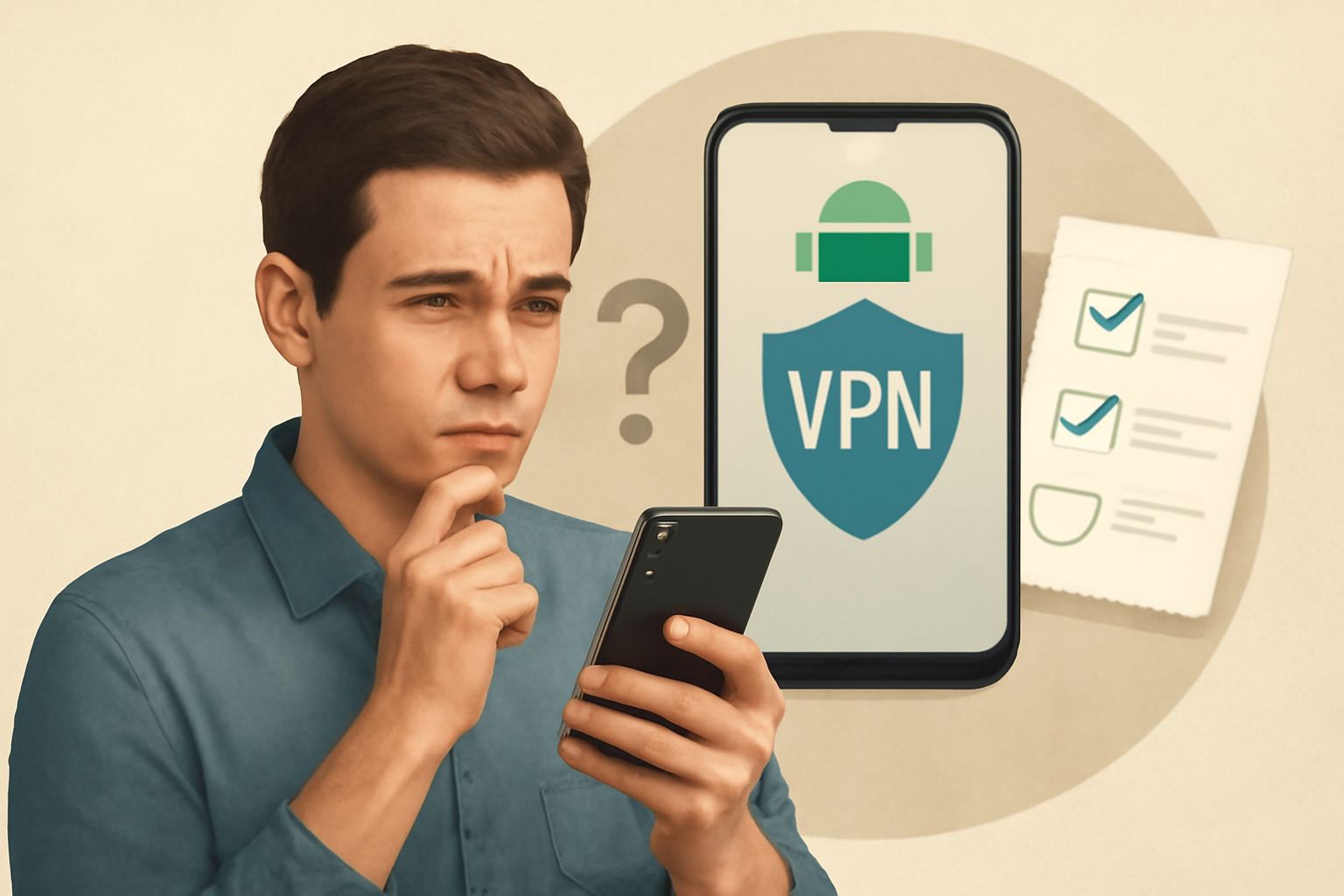 How to choose the right trial VPN for Android - Trial VPN illustration