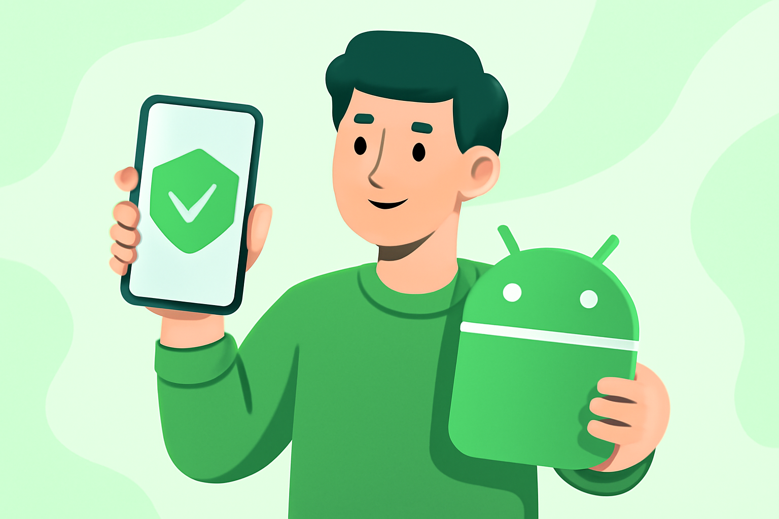 How to set up Free Grass VPN on your Android device - VPN Turkey illustration