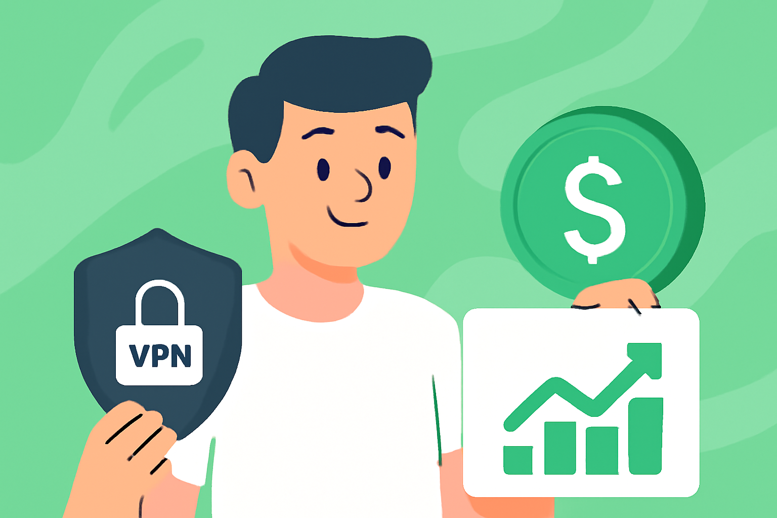 How to make the most of VPN savings - VPN influencer codes illustration