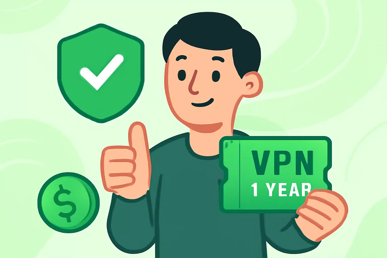 How to maximize your VPN subscription with a VPN coupon 1 year - VPN coupon 1 year illustration