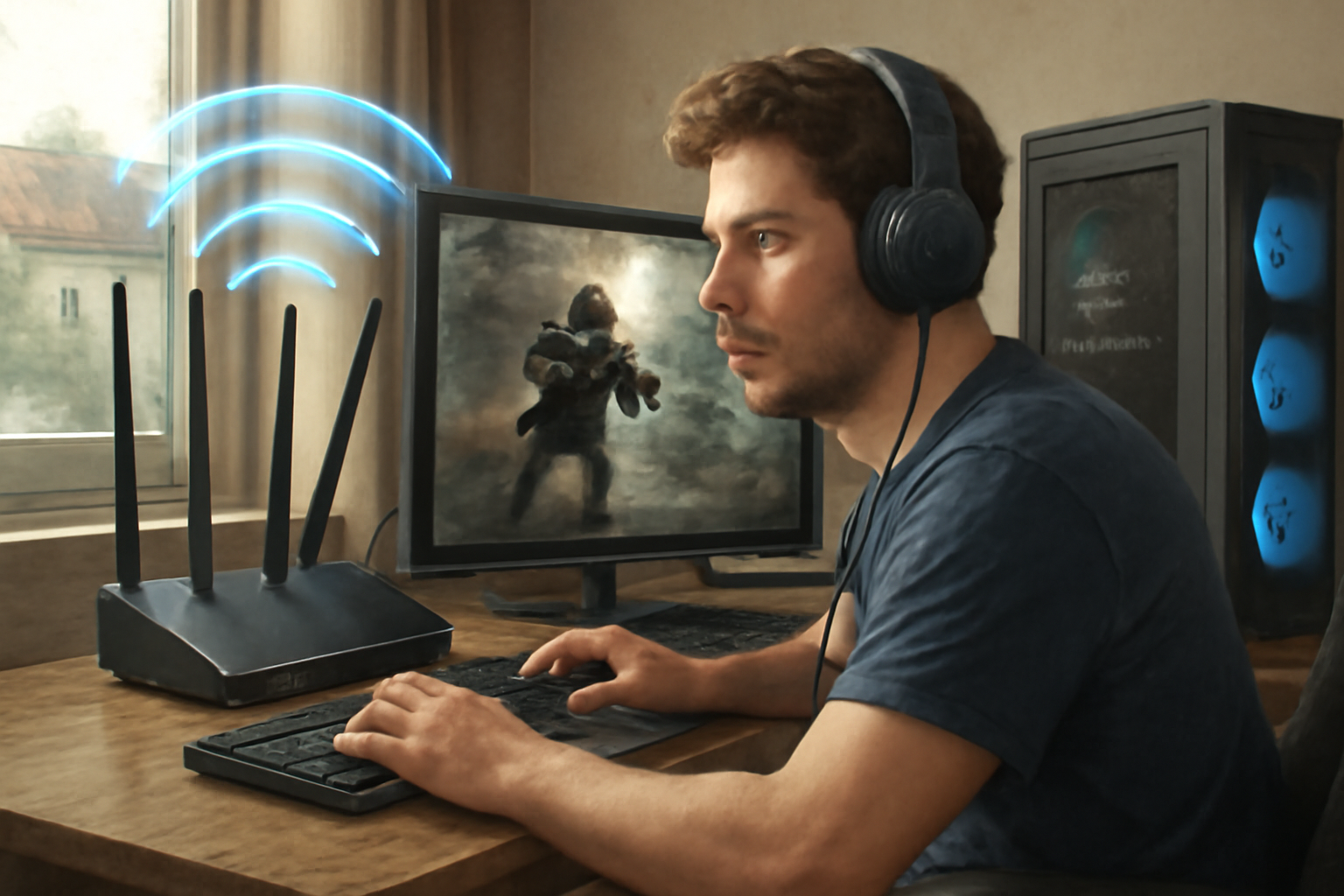 Improving internet speed and gaming experience - Lifetime VPN illustration