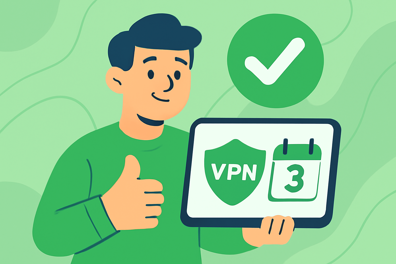 VPN 3 year free: is it a scam or real deal? - VPN 3 year free illustration
