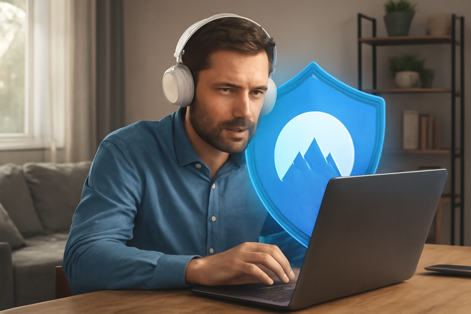 NordVPN: Omvattende beskerming - VPN maandelikse illustrasie