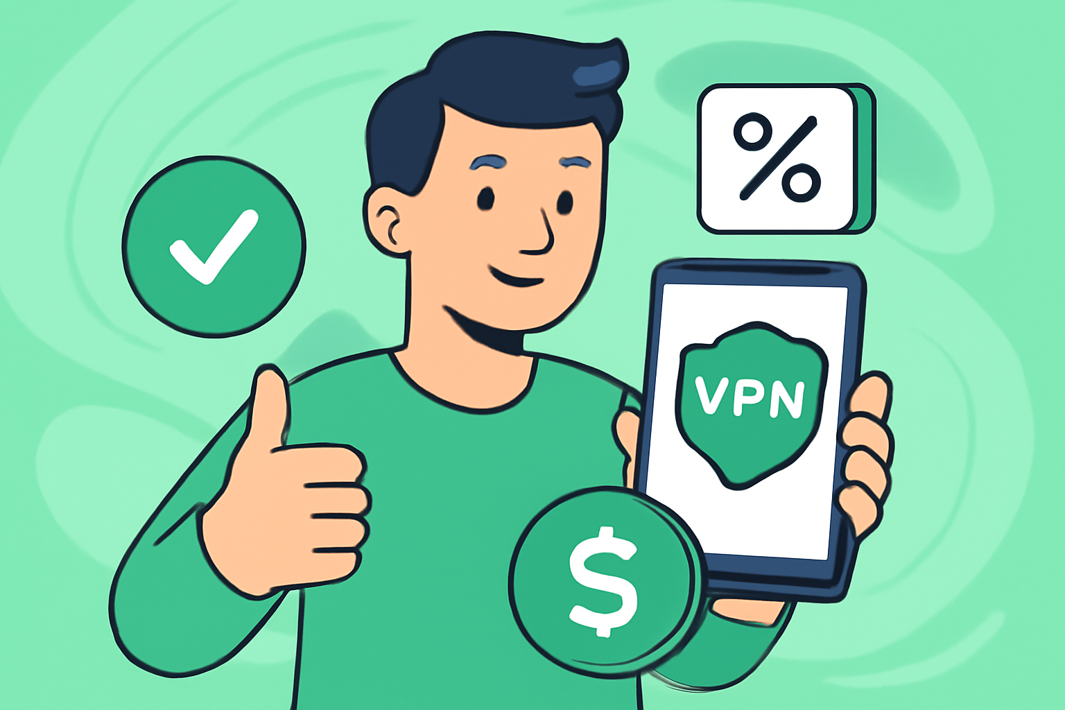 Top VPN influencer codes for 2025 - VPN influencer codes illustration