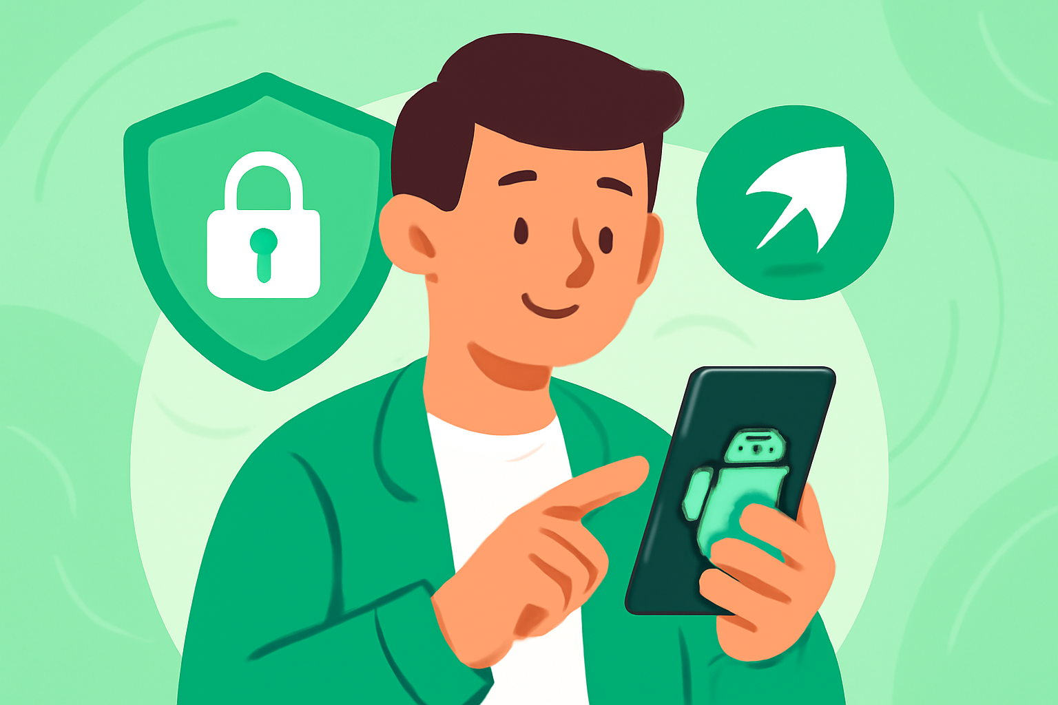 Top VPN software choices for Android - VPN software illustration