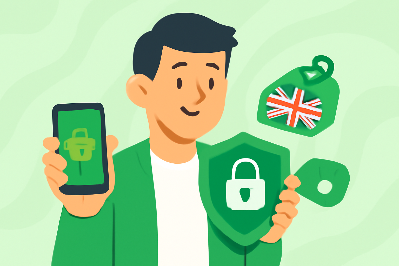 VPN deals UK for Android users - VPN deals UK illustration