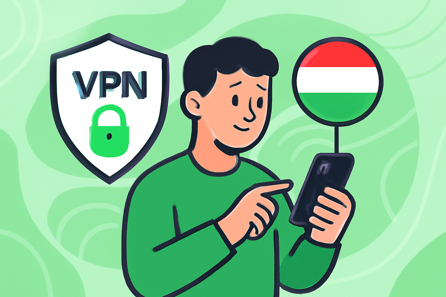 VPN Hungarian servers for local content access - VPN Hungarian illustration