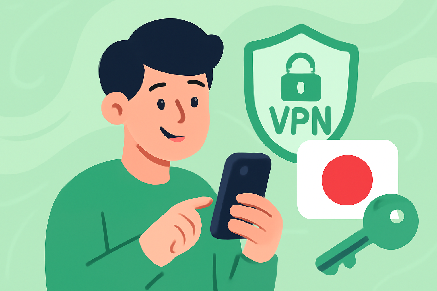 VPN Japan: låse opp det beste lokale innhaldet - VPN Japan illustrasjon