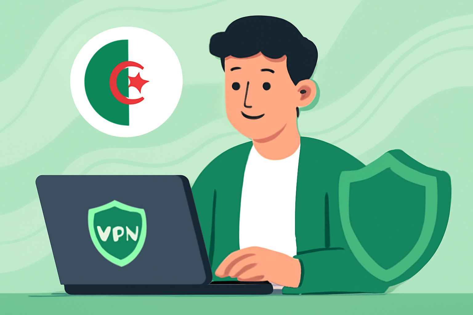 Por que necesitas un VPN en Algeria - Ilustración de VPN Algeria