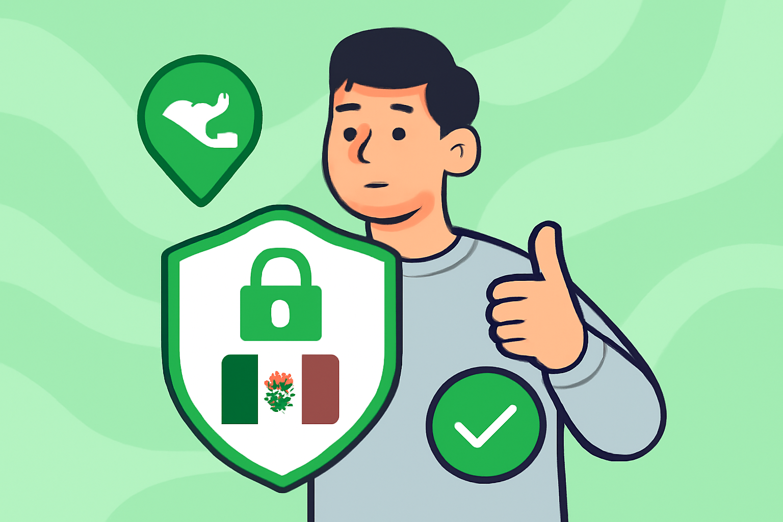 Korleis velje den rette VPN-tjenesten i Mexico - VPN Mexico illustrasjon