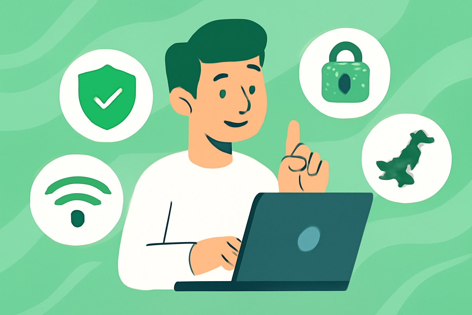 Pagrindinės savybės, į kurias reikia atkreipti dėmesį renkantis VPN Pakistan - VPN Pakistan iliustracija