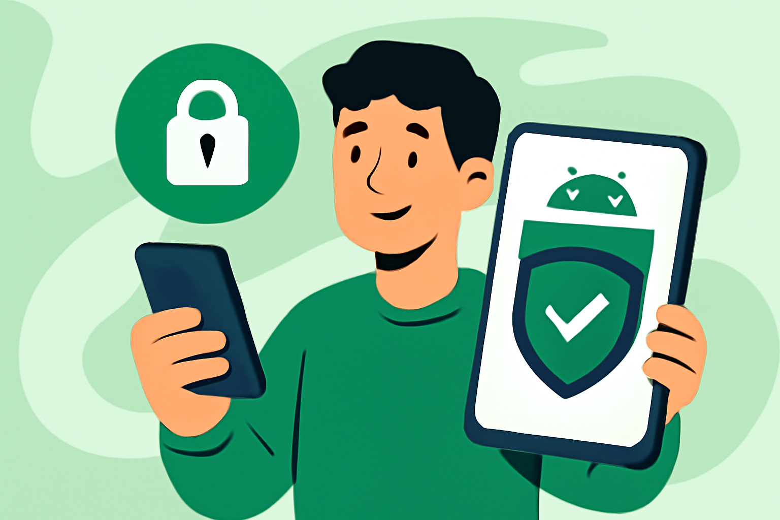 Top VPN options for Android users - VPN in India illustration