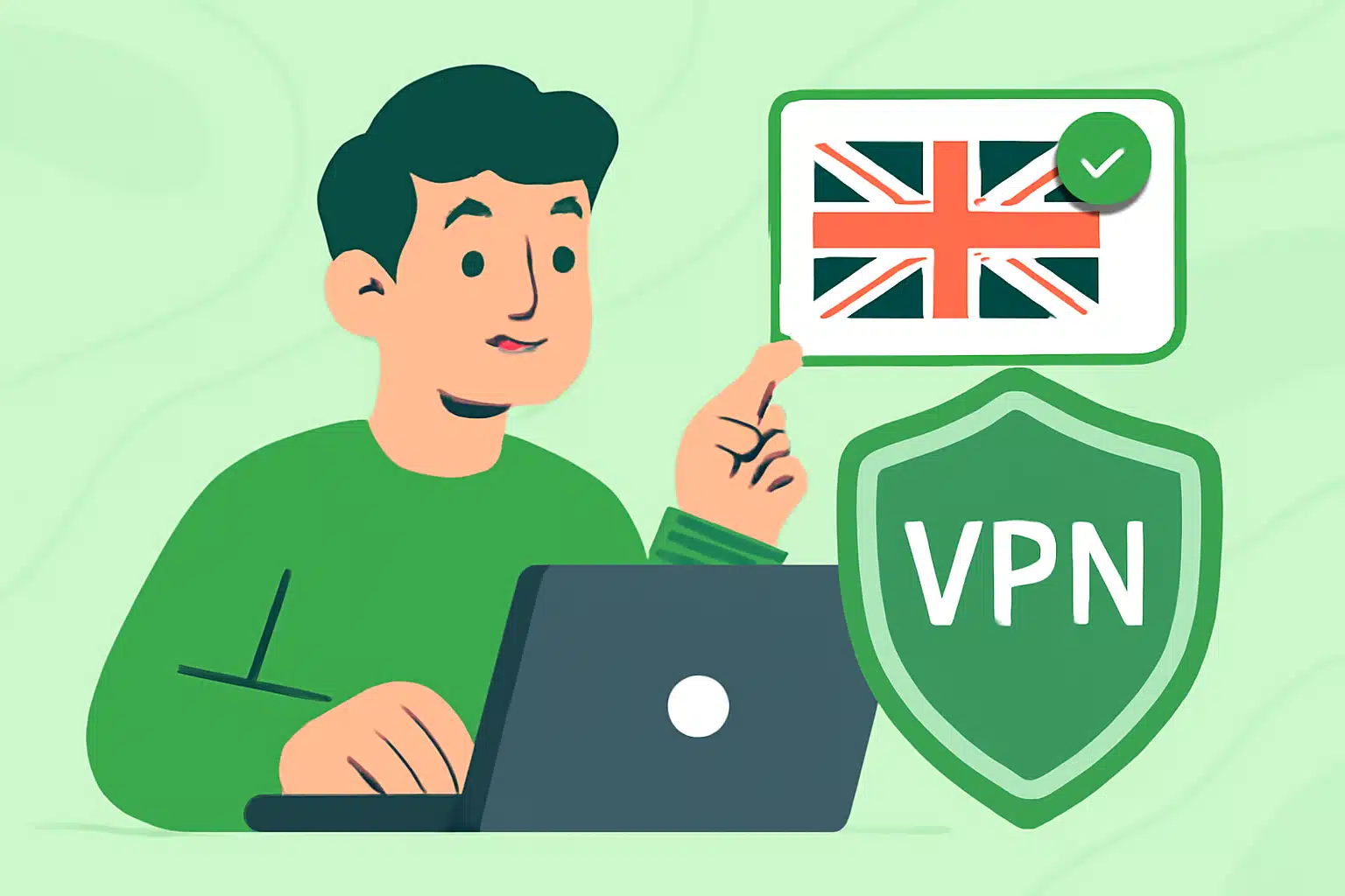 Forstå fordelane med ein VPN UK gratis prøveperiode - illustrasjon av VPN UK gratis prøveperiode