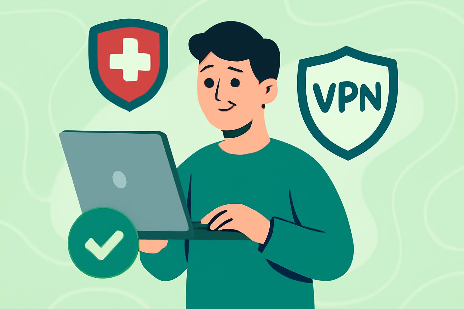 VPN Sveits: dei beste alternativa for personvernsøkjarar - VPN Sveits illustrasjon