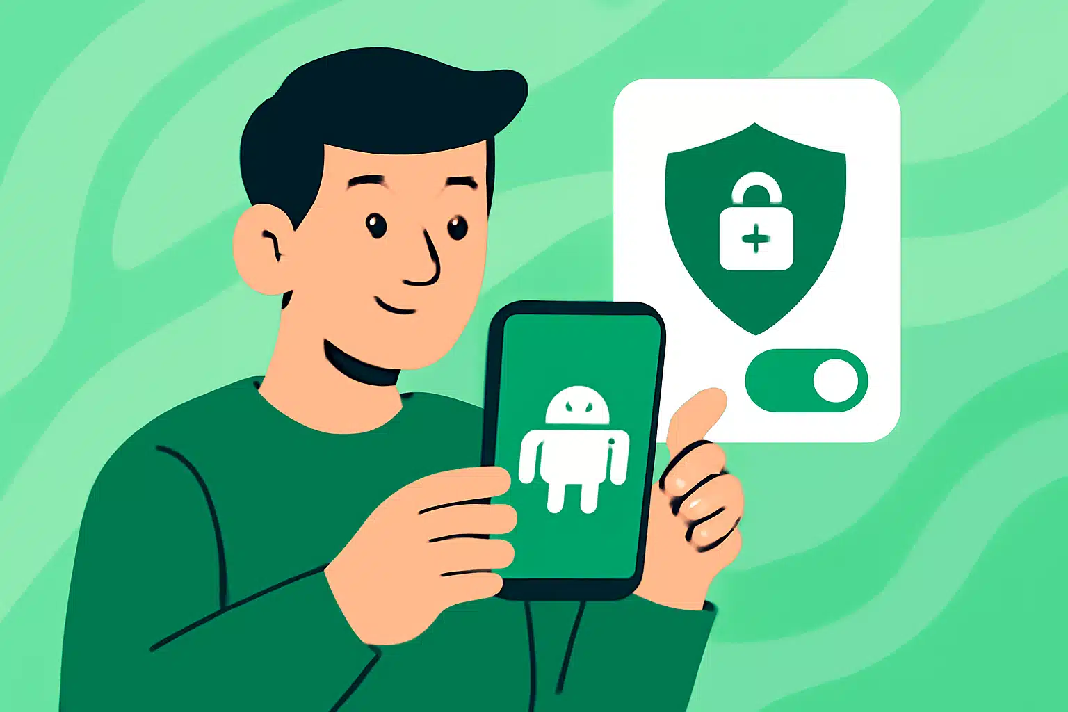 how to set up and use a VPN for business on android - VPN for business illustration