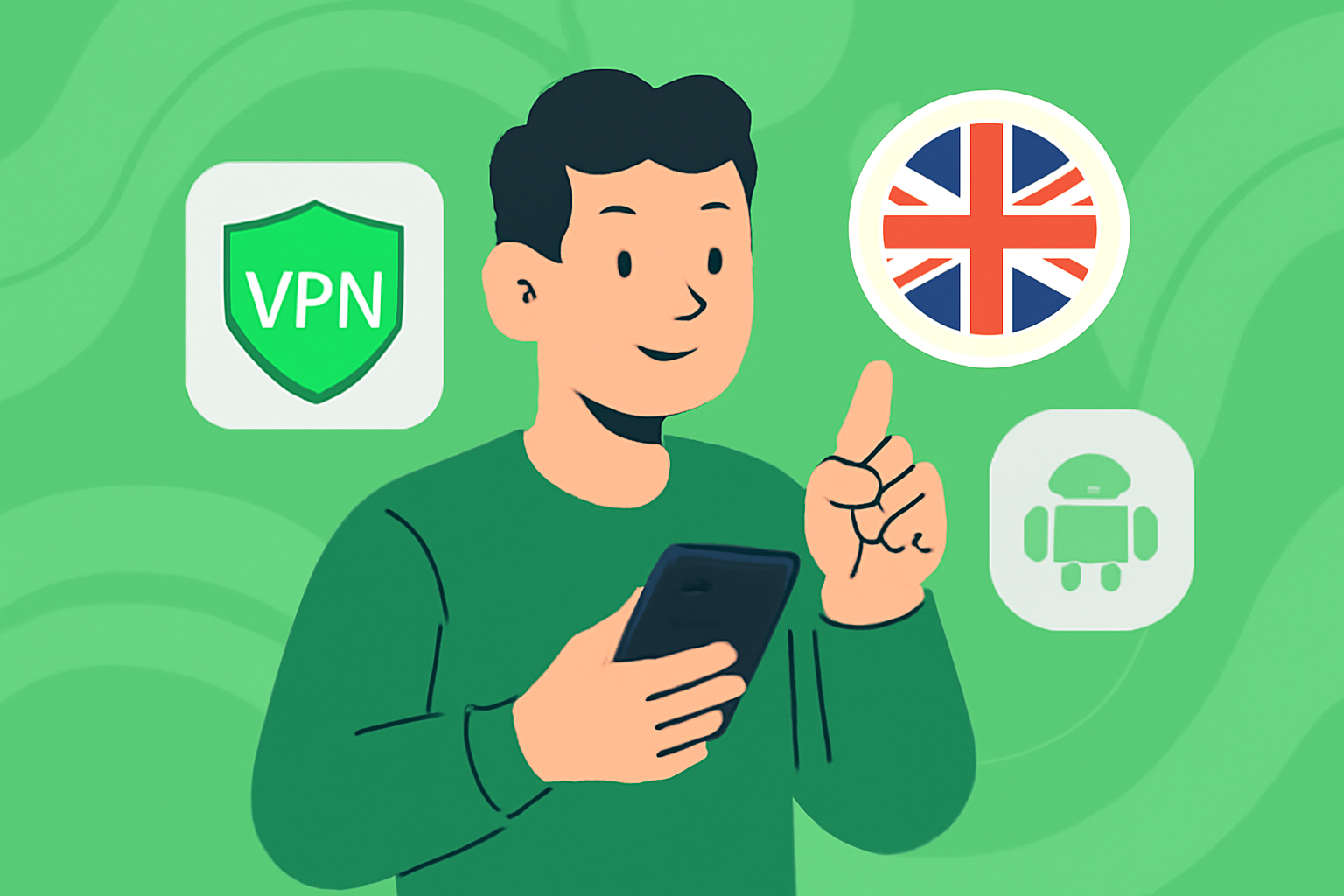 Comment trouver les meilleures offres VPN au Royaume-Uni pour les utilisateurs Android - Illustration des offres VPN UK