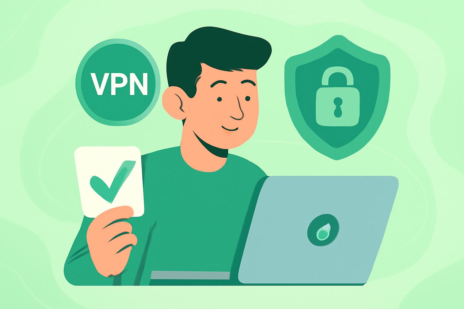 Korleis velje ein VPN-teneste for å beskytte personvernet ditt - VPN-personvernillustrasjon