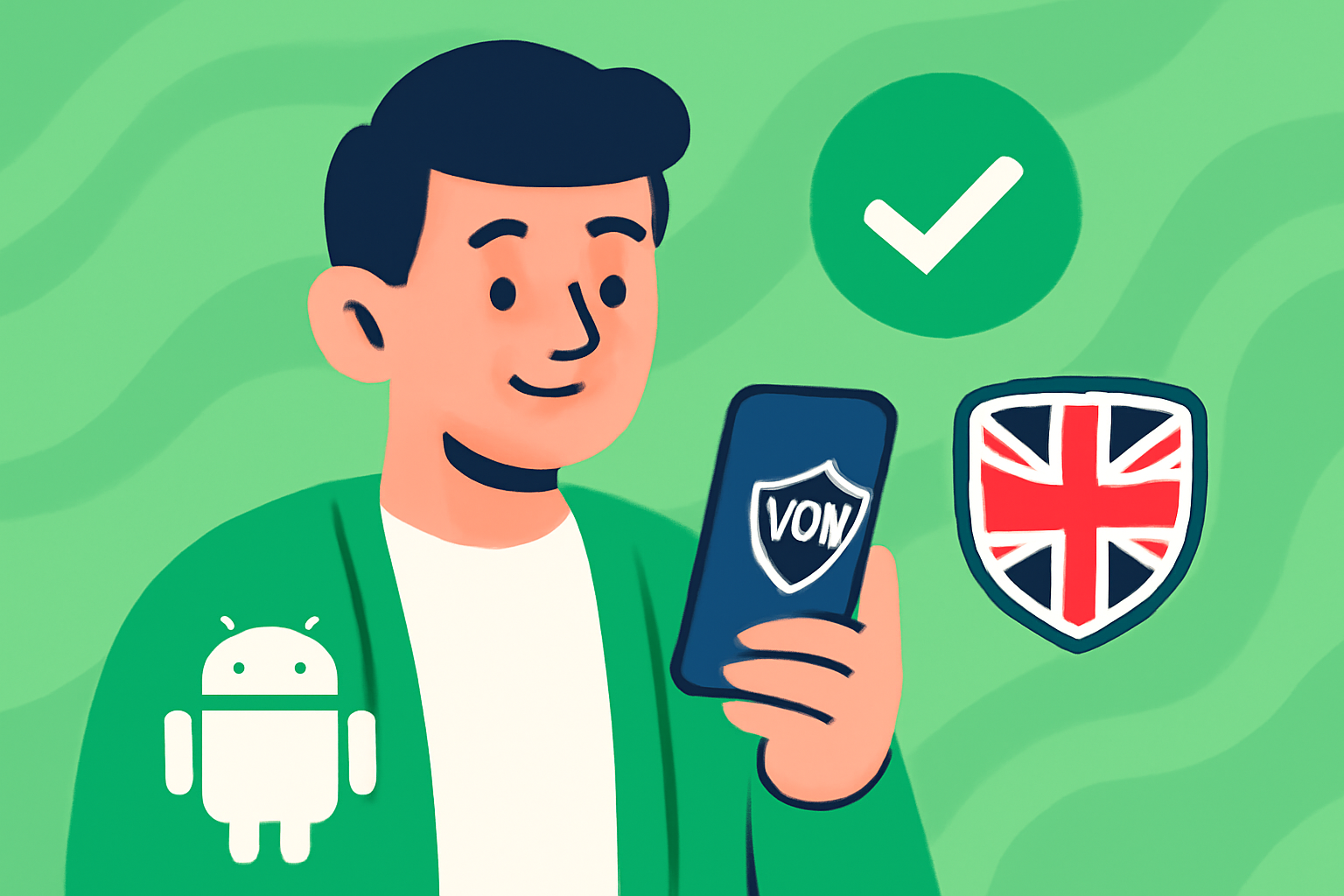 meilleures options gratuites de VPN pour les utilisateurs Android au Royaume-Uni - Illustration du prix VPN UK