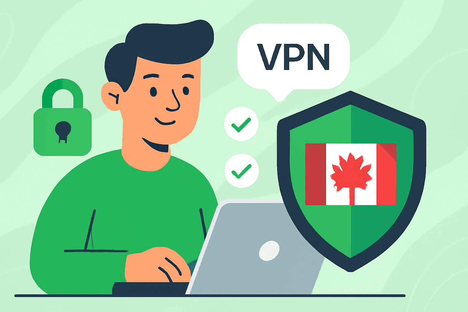 VPN Canada best providers for secure browsing - VPN Canada illustration