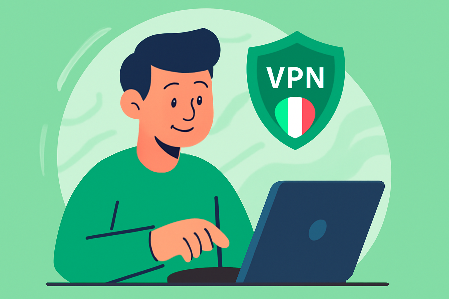 Kvifor velje ein VPN i Italia for å surfe i 2025 - VPN Italia illustrasjon
