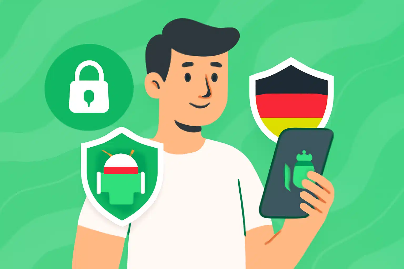 benefits of using VPN Germany on Android - VPN Germany illustration