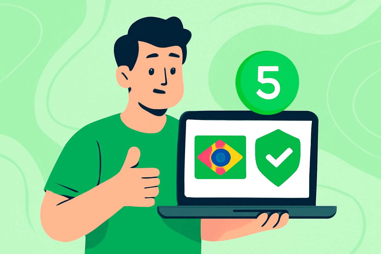 Top 5 VPN Brazil for streaming and privacy in 2025 - VPN Brazil illustration