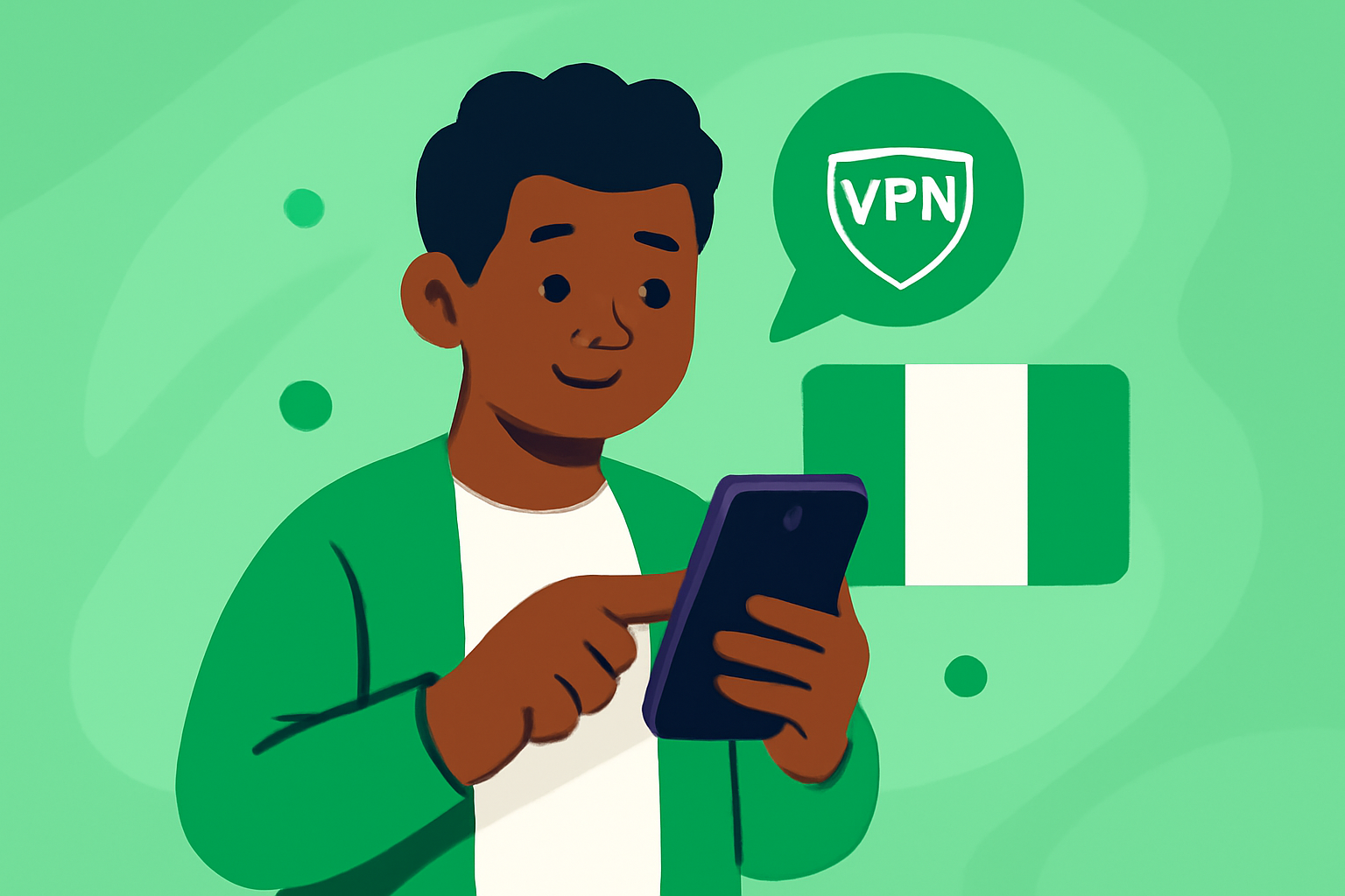 meilleures applications VPN pour les utilisateurs au Nigeria - illustration VPN Nigeria