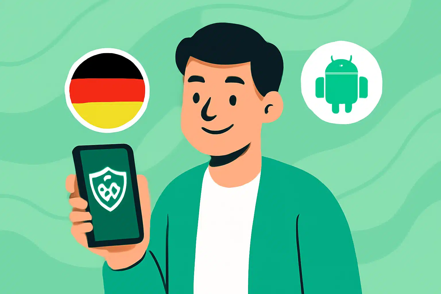 VPN Germany benefits and how to set it up on Android - VPN Germany illustration