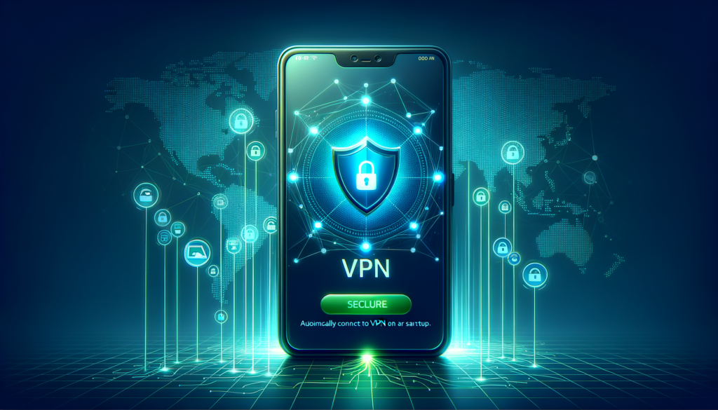 Android phone showing Free VPN Grass auto-connect on startup, Auto-connect VPN Android