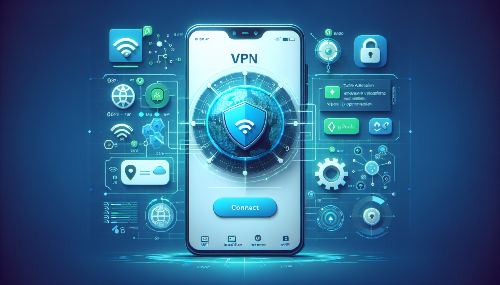 Android phone displaying Free VPN Grass app and Tasker automation flow for Tasker VPN automation