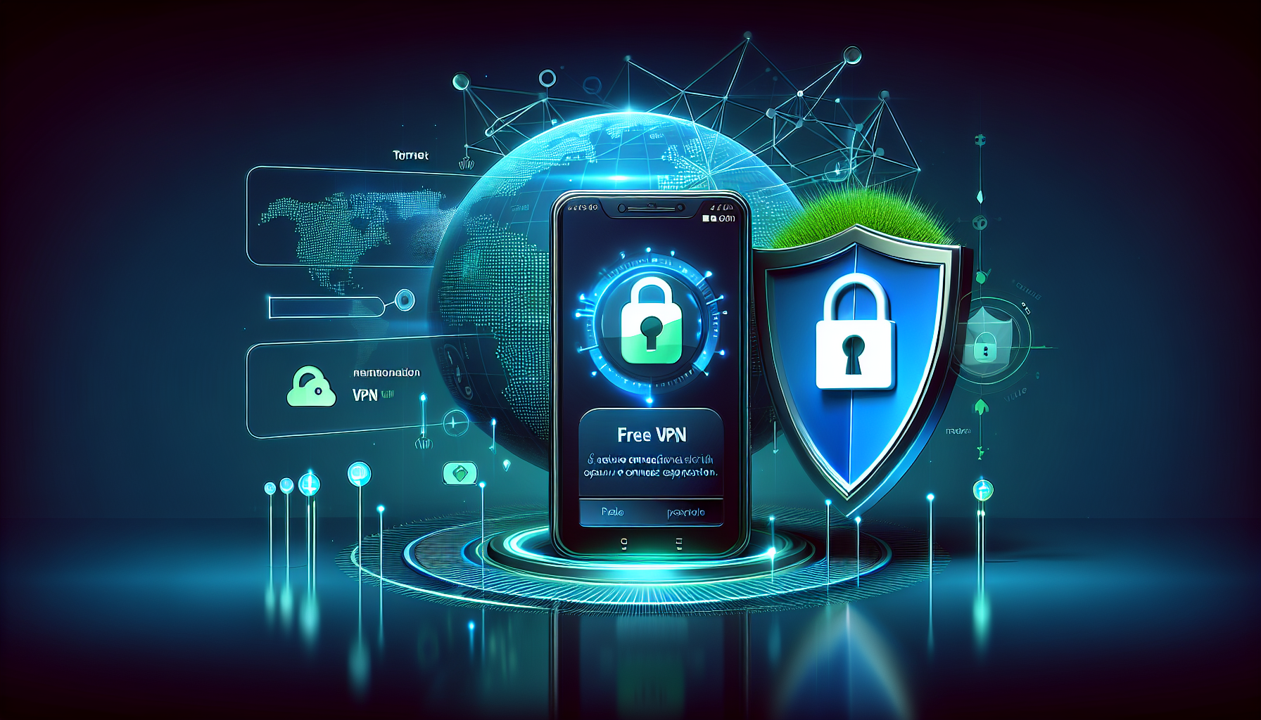 Android torrenting setup with Free VPN Grass shield protecting connection