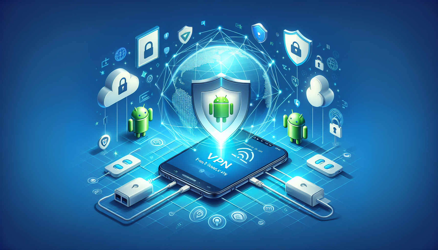 Android telefons, kurā lietots Free VPN Grass, lai piekļūtu bloķētām skolām un darba vietām vietnēm