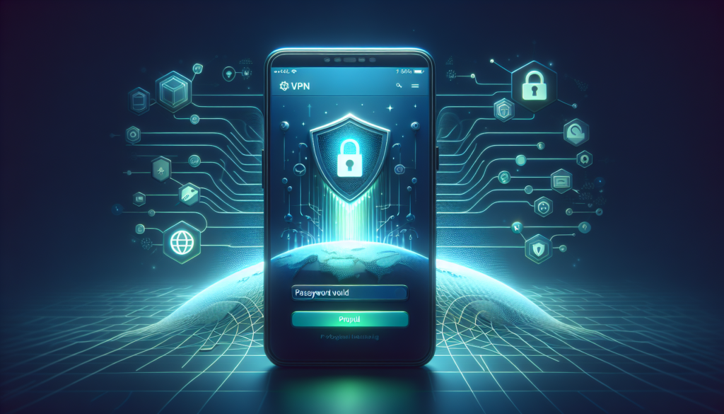 Android phone showing Free VPN Grass encryption protecting passwords (VPN encryption Android)