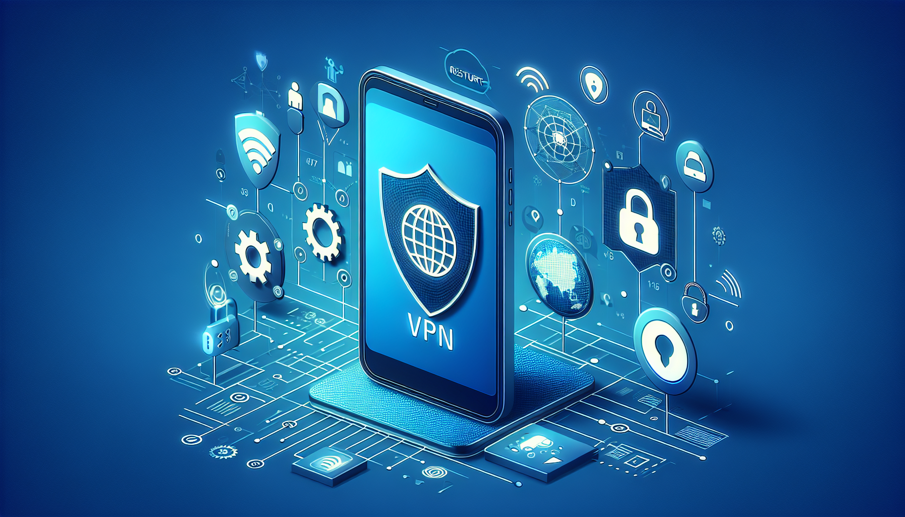 Android VPN connection troubleshooting for Free VPN Grass, showing connection attempt and error