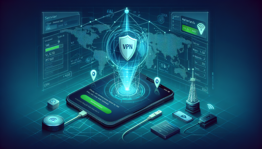 Android streaming Netflix with VPN shield icon - free VPN Android Netflix