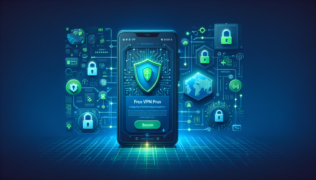 Google Pixel 8 with Free VPN Grass app open showing secure connection shield - Pixel 8 VPN setup