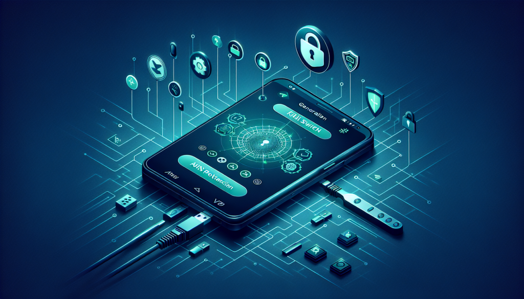 Android VPN privacy settings screen in Free VPN Grass showing kill switch, DNS leak protection and protocol selection