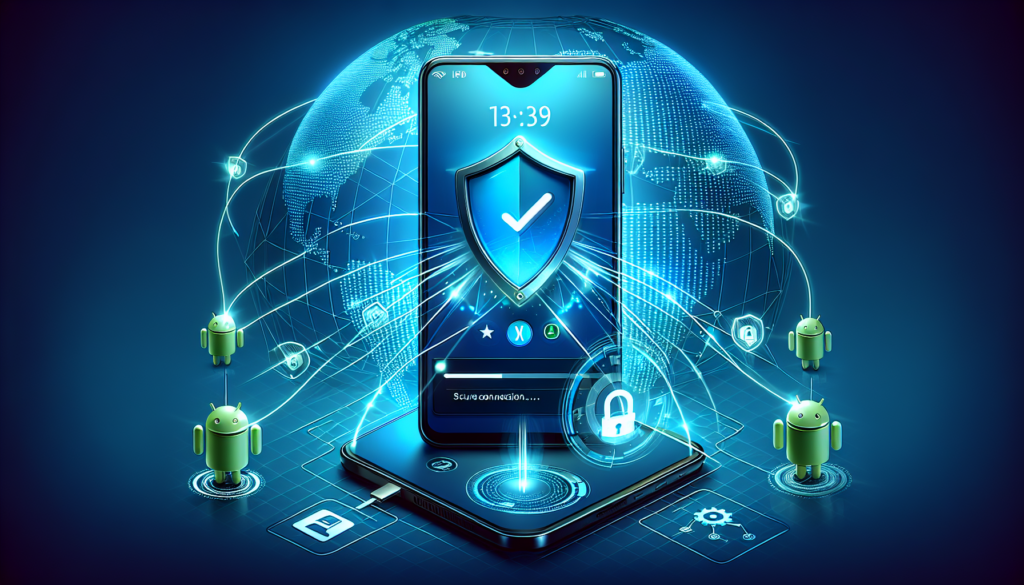 Android streaming with VPN shield icon for free VPN Android streaming