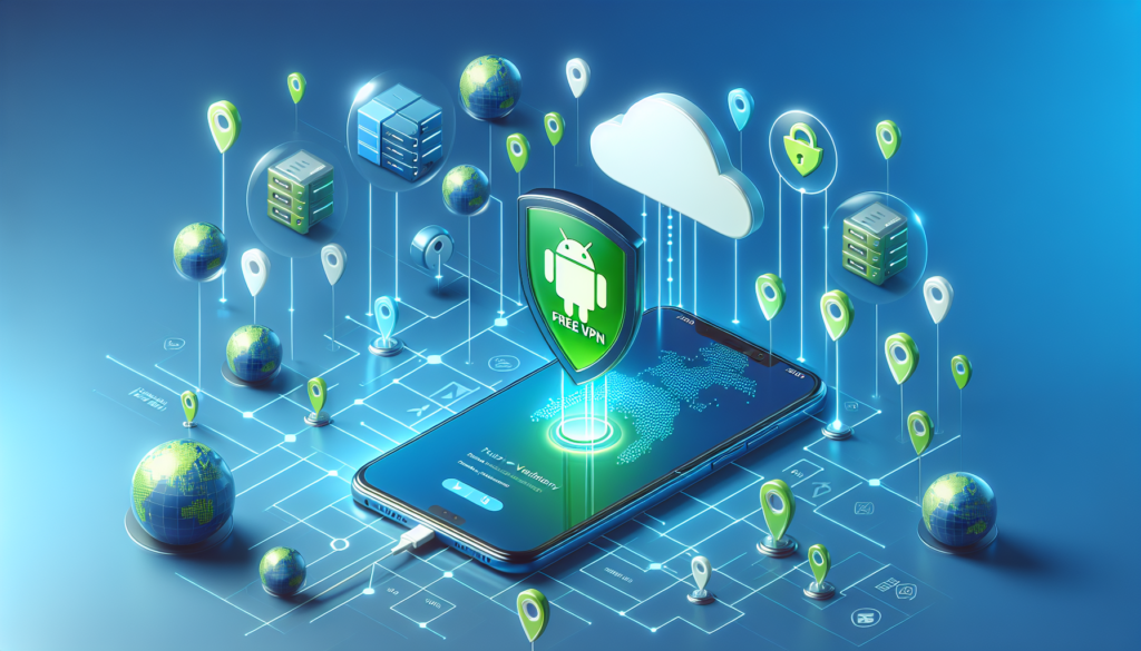 Android phone showing Free VPN Grass connection screen for anonymous browsing