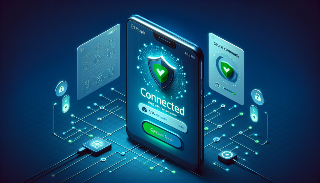 Android VPN notifications panel showing Free VPN Grass connected and alert icons — Android VPN notifications